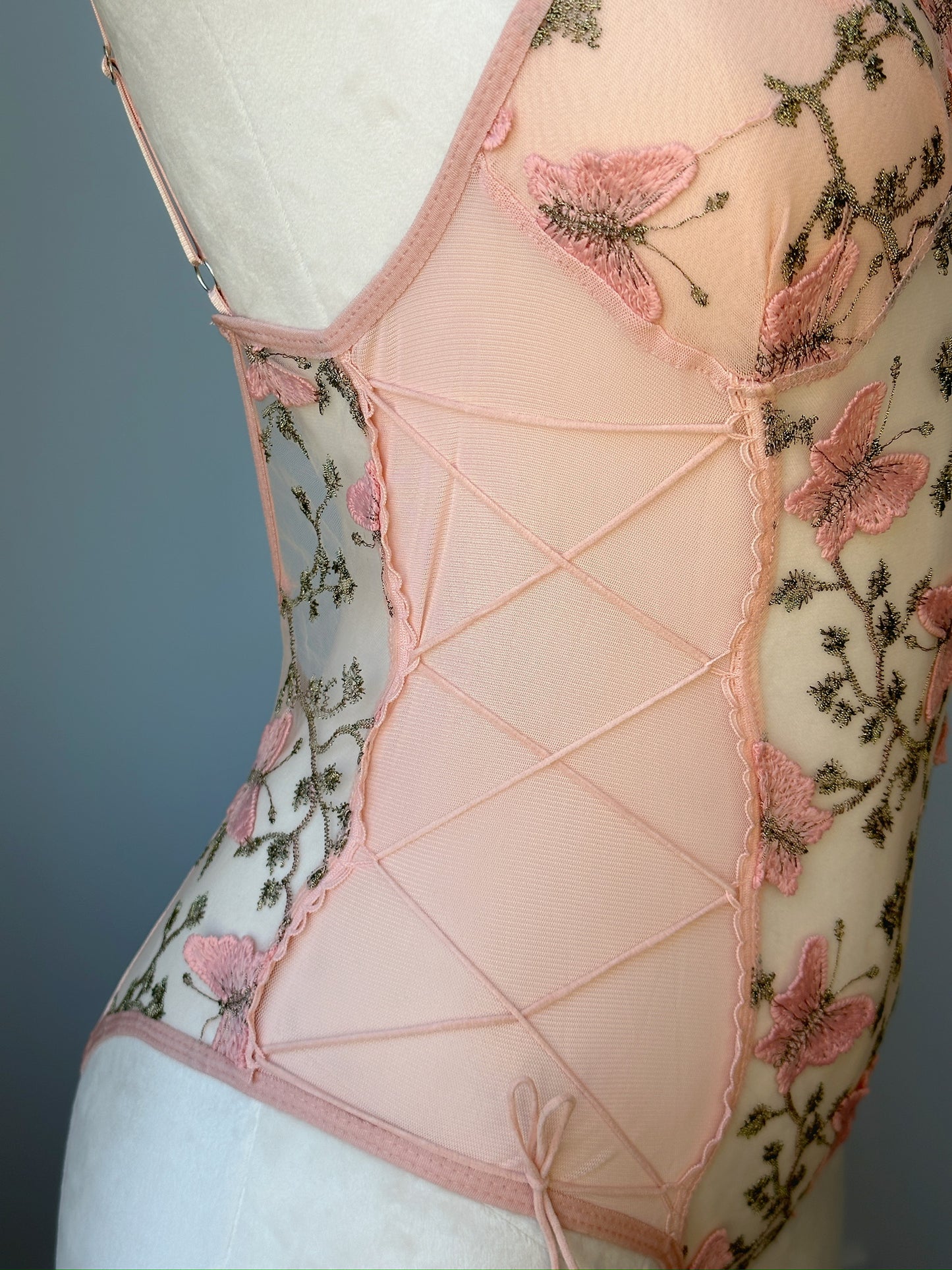Lace Bodysuit – Rosy Butterfly