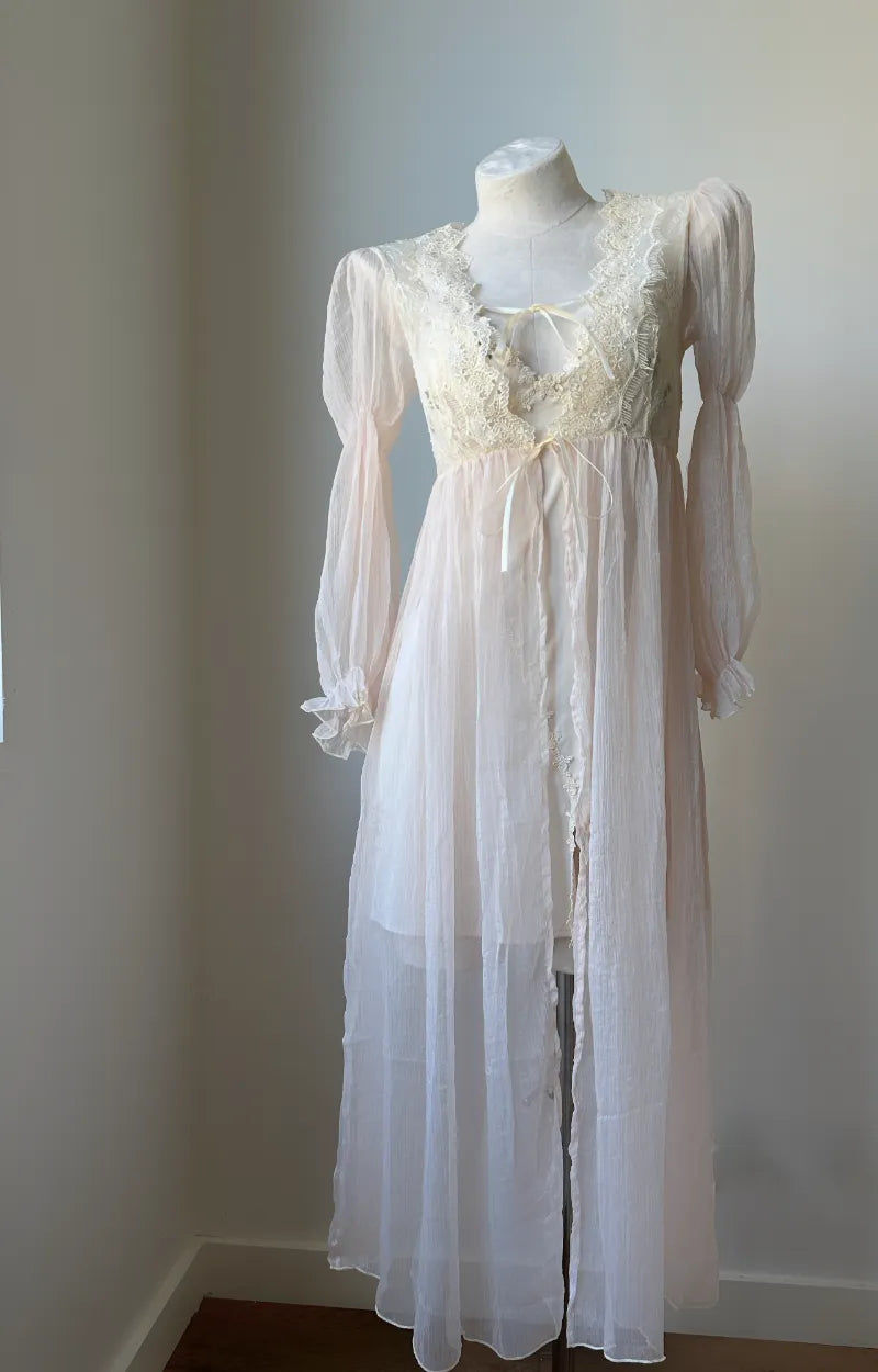 Lunar Petals Night Gown