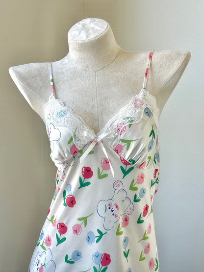Ice Silk Printed Slip – Bunny Tulip