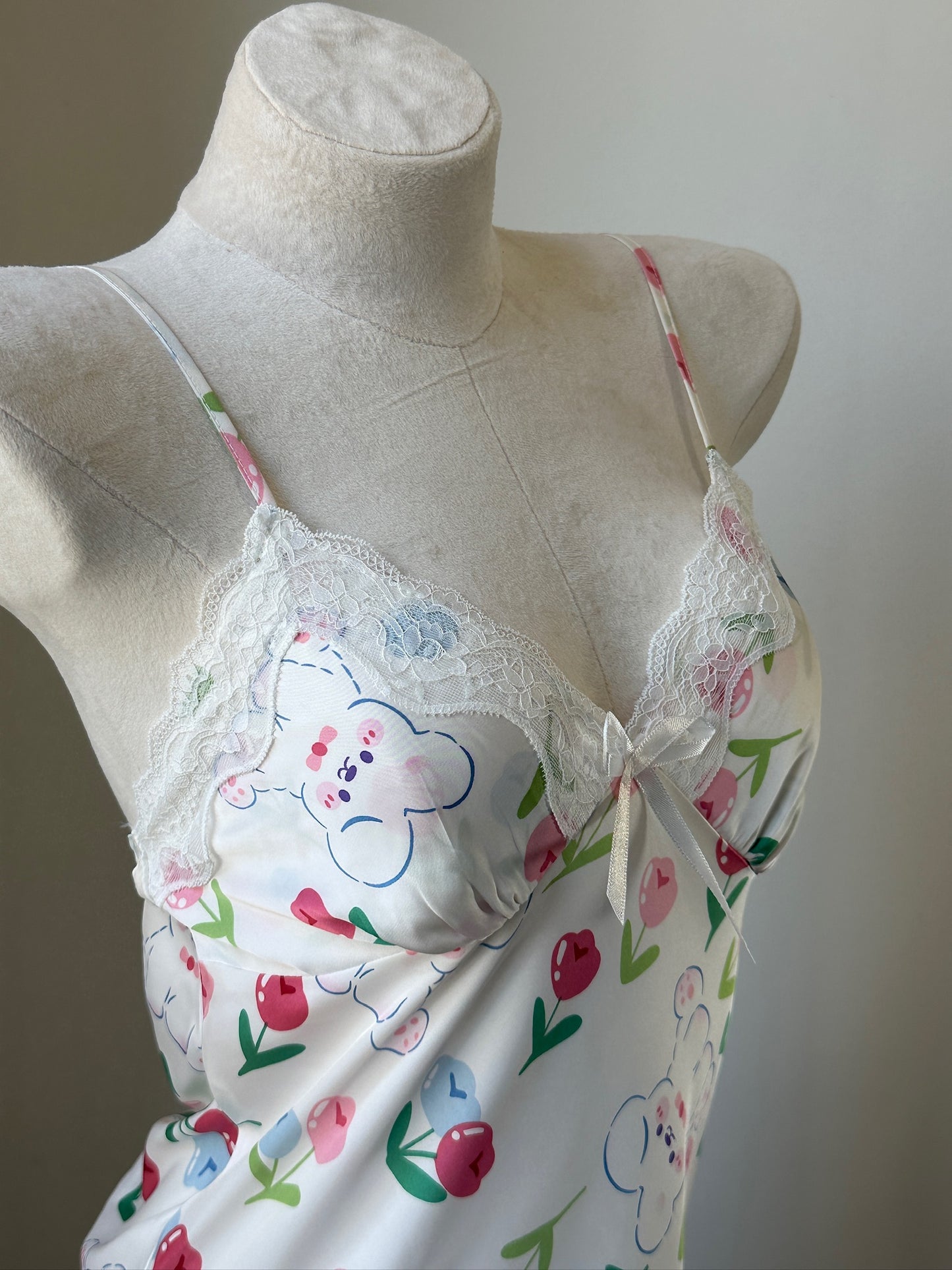 Ice Silk Printed Slip – Bunny Tulip
