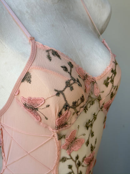 Lace Bodysuit – Rosy Butterfly
