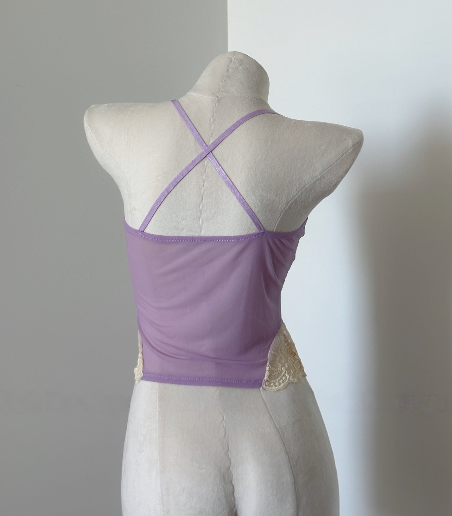 Lace Corset Bodysuit - Grape Soda