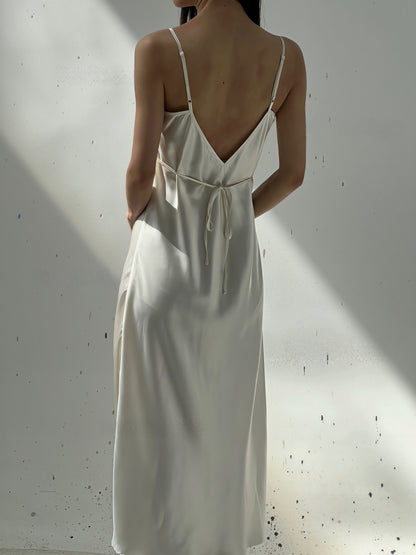 Satin Nightdress - Moonlit Silk