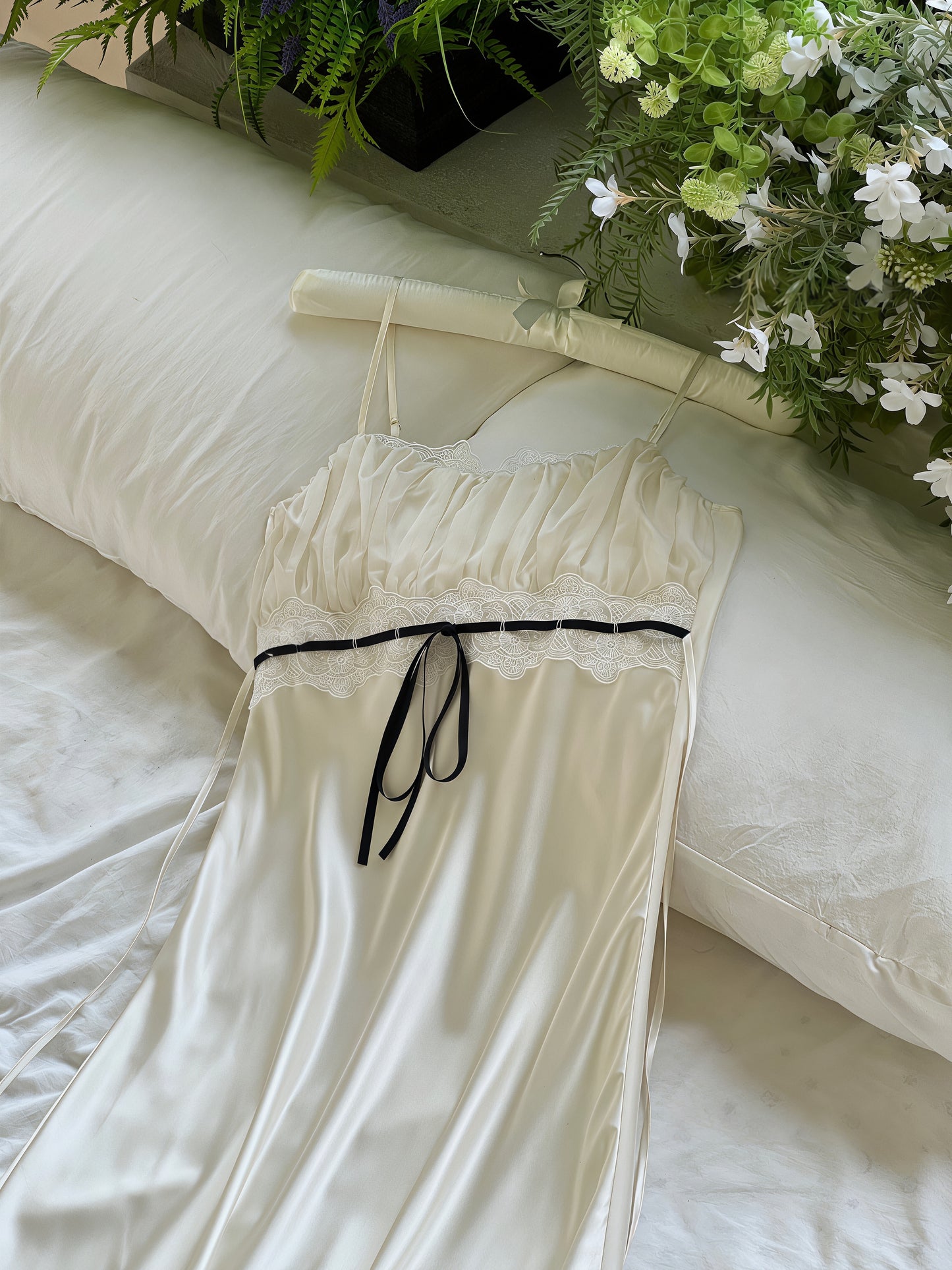 Satin Nightdress - Moonlit Silk