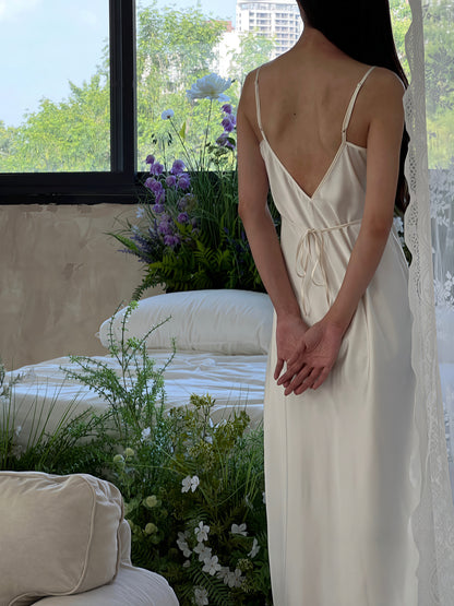 Satin Nightdress - Moonlit Silk