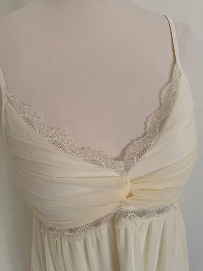 Cream-Filled Silk Nightdress