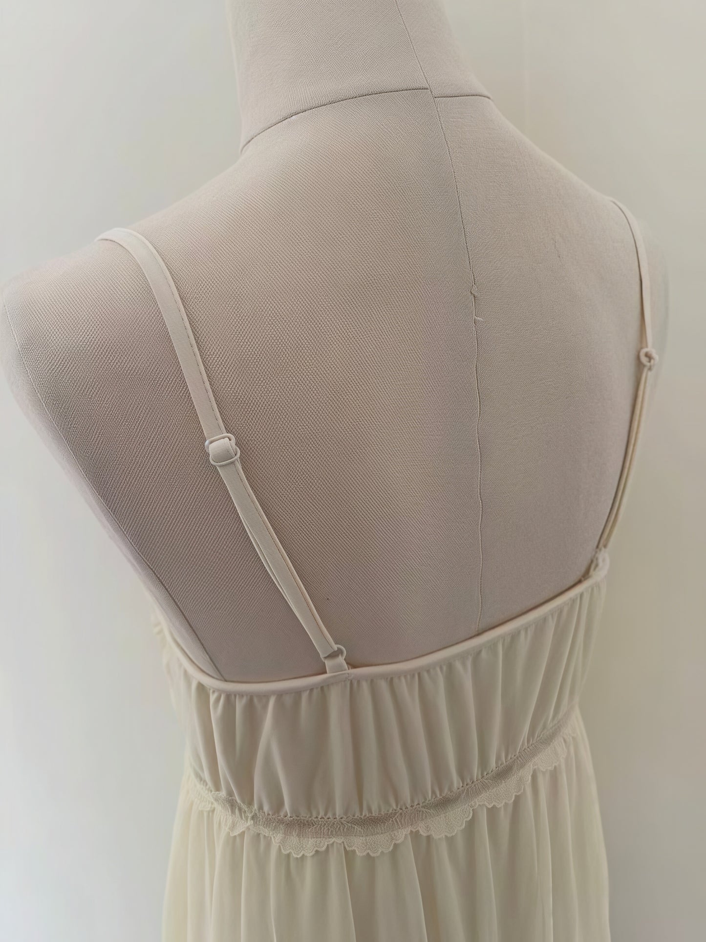 Cream-Filled Silk Nightdress
