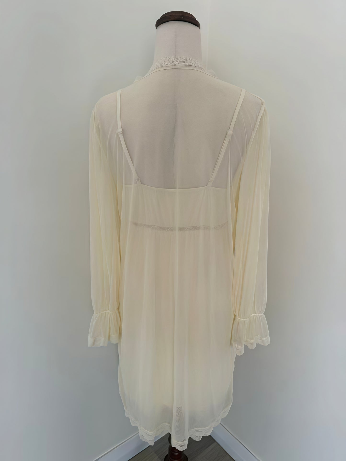 Cream-Filled Silk Nightdress