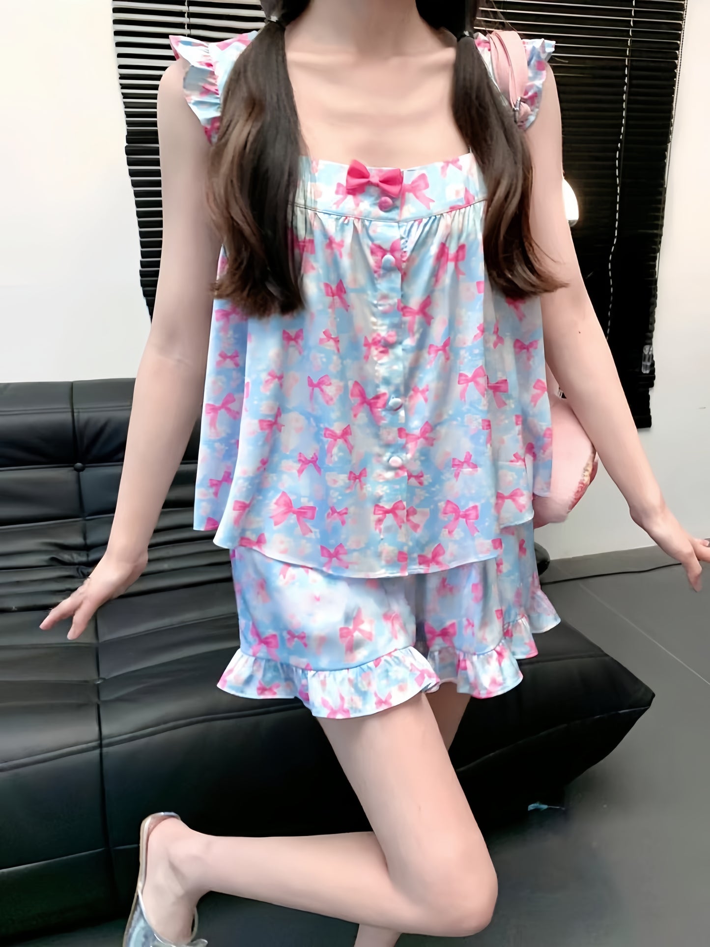 Satin Pajama Set - Sugar Kiss