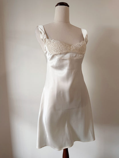 Satin Lace Nightdress – Timeless Muse