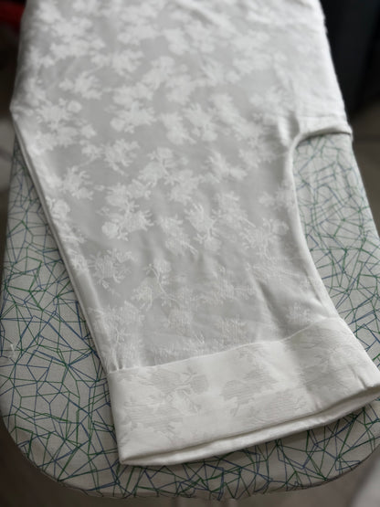 Satin Jacquard Pajama Set – Moonlight Veil