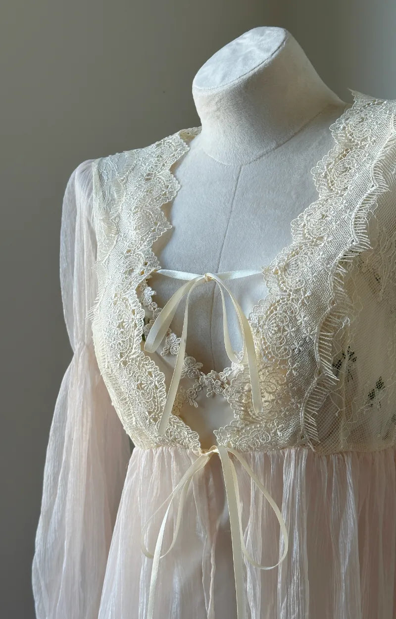 Lunar Petals Night Gown