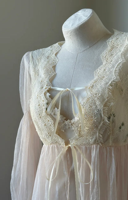 Lunar Petals Night Gown