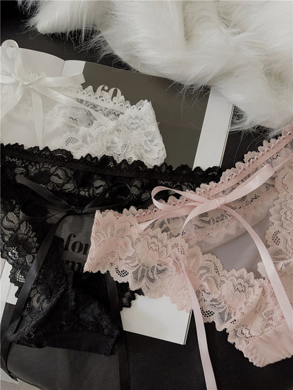 Nuit Bow Lace Briefs