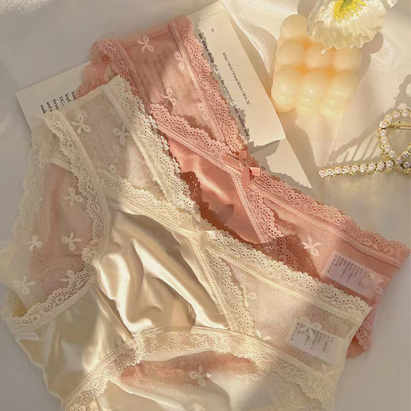 Nuit Ribbon Lace Briefs