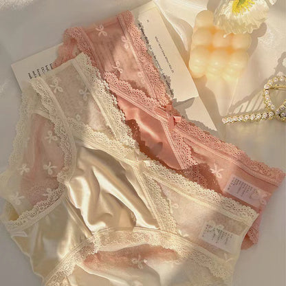 Nuit Ribbon Lace Briefs