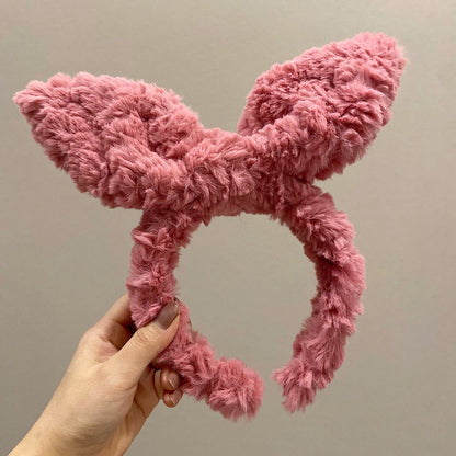 Fluffy Bunny Ear Headband